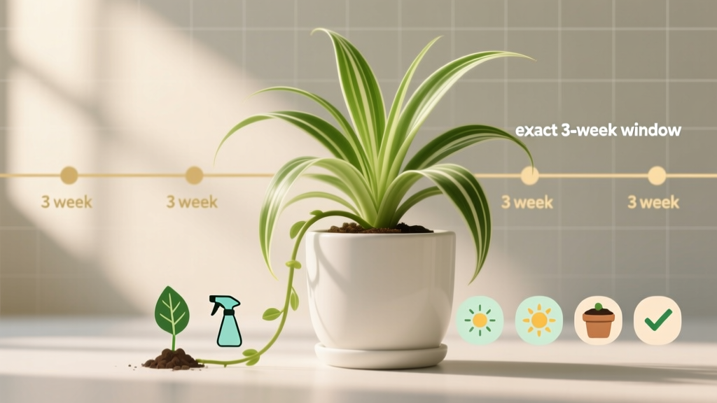 When to Propagate Spider Plants Propagation Tips: The Exact 3-Week Window Most Gardeners Miss (Plus 5 Foolproof Methods That Boost Success to 97%)