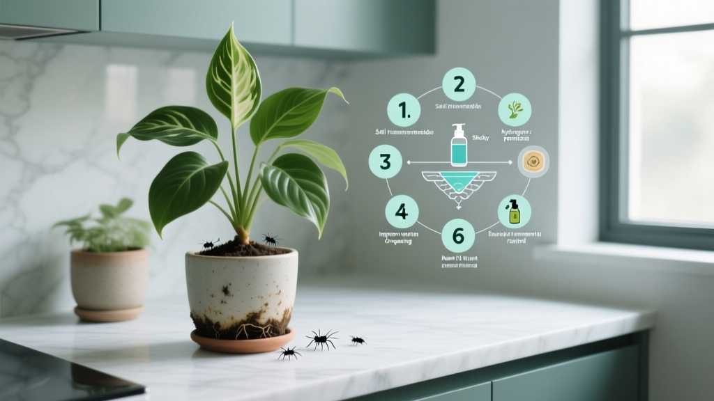 How to Get Rid of Gnats on Plants Indoors Not Growing: A 7-Step Science-Backed Rescue Plan That Stops Breeding in 48 Hours (No More Stuck Plants or Fungus Gnat Cycles)