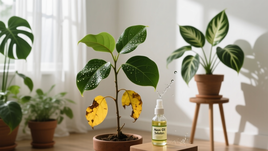 How to Apply Neem Oil to Indoor Plants Dropping Leaves: A Step-by-Step Rescue Protocol That Stops Leaf Drop in 72 Hours — Without Burning Leaves or Harming Beneficial Insects