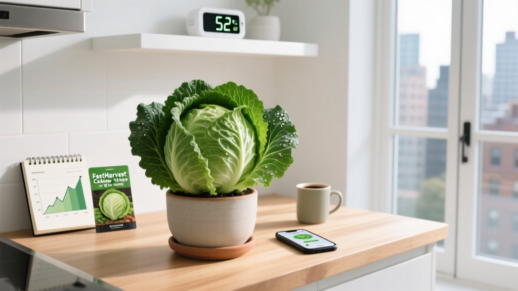 Stop Wasting Time on Slow Indoor Cabbage: Here’s the Exact 7-Step Method (With Real Data) That Grows Harvest-Ready Heads in Just 52 Days — No Greenhouse, No Yard Required