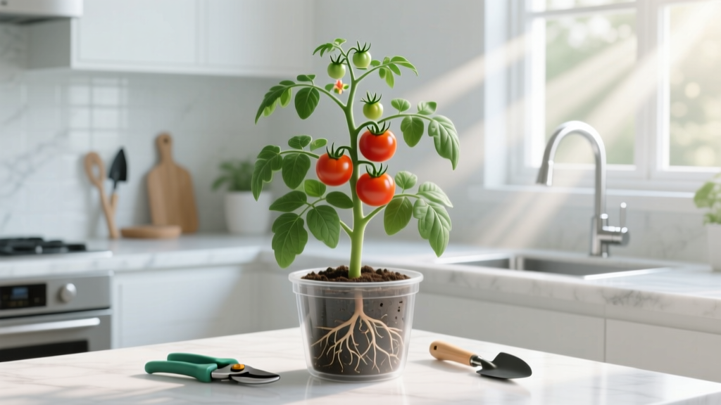 Why Your Indoor Tomatoes Aren’t Growing (and Exactly What to Fix in 72 Hours): A Step-by-Step Diagnosis Guide for Light, Soil, Pollination & More