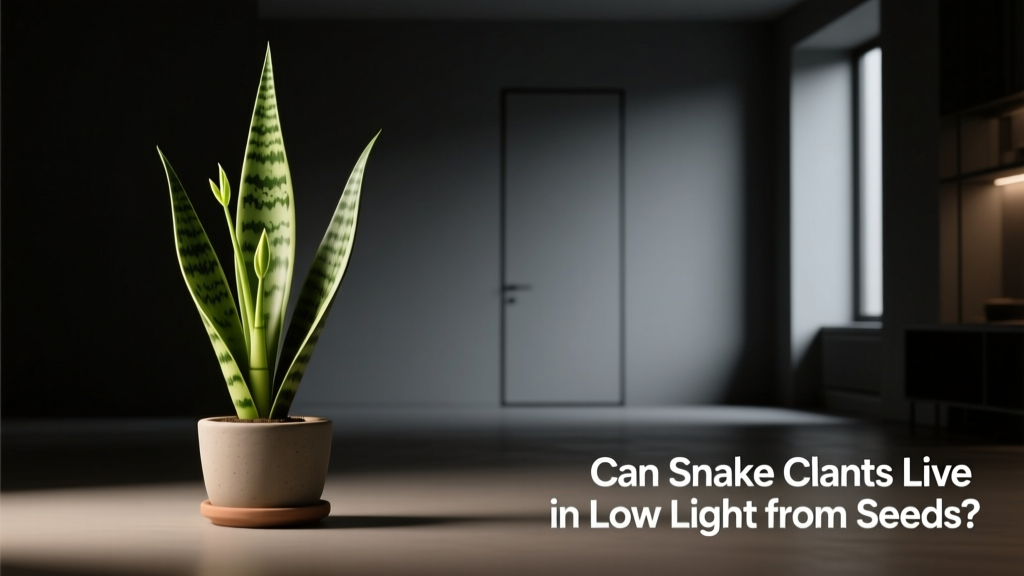 Can Snake Plants Live in Low Light from Seeds? The Truth About Germinating & Raising Sansevieria in Dim Rooms—What 7 Years of Indoor Trials Reveal (Spoiler: It’s Possible… But Not How You Think)