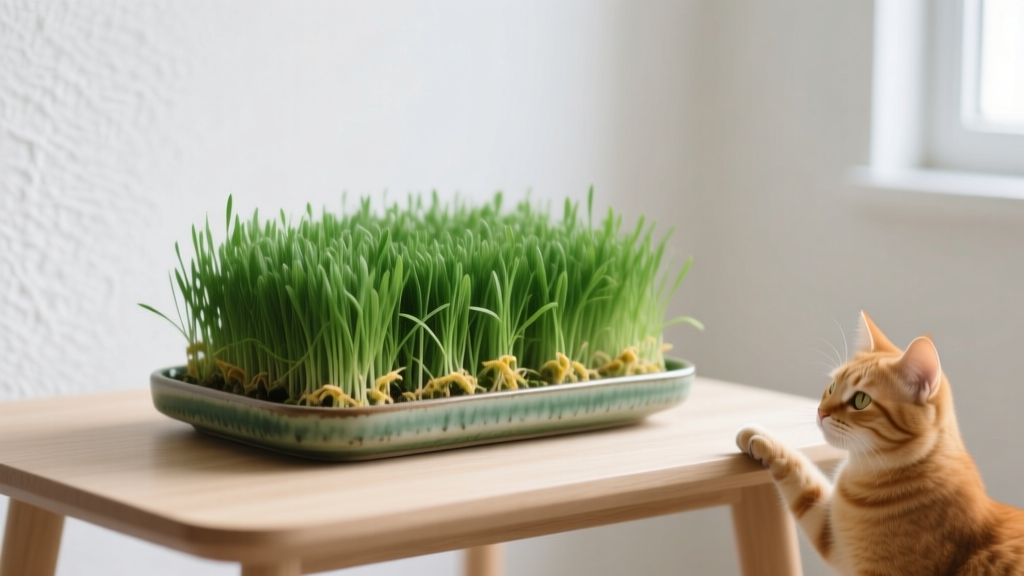 The Best Way to Grow Cat Grass Indoors: A Foolproof 7-Step Guide That Actually Works (No More Yellow Sprouts, Mold, or Cats Ignoring It)