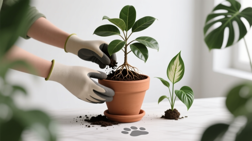 What Indoor Plants Are Toxic to Cats Repotting Guide: 7 Critical Safety Steps You’re Skipping Every Time You Repot (That Could Save Your Cat’s Life)