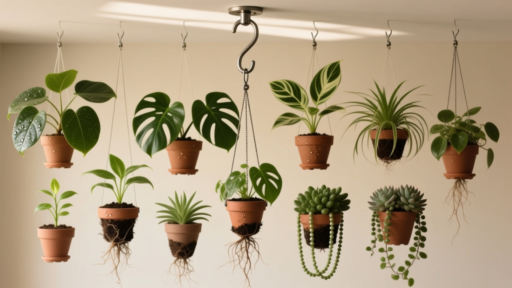 How Heavy Is a Hanging Plant with Water Indoors from Cuttings? We Weighed 12 Popular Varieties at Every Growth Stage—Here’s What Your Ceiling Hook *Really* Needs to Hold (Spoiler: It’s Not Just the Pot)