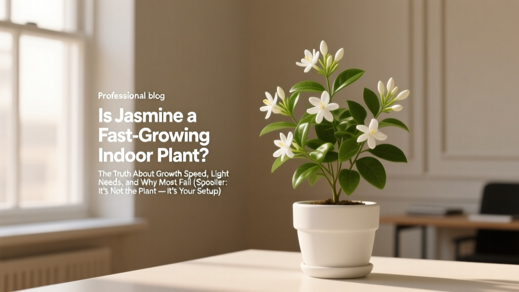 Is Jasmine a Fast-Growing Indoor Plant? The Truth About Growth Speed, Light Needs, and Why Most Fail (Spoiler: It’s Not the Plant — It’s Your Setup)