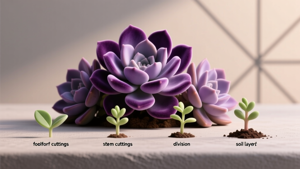 Succulent How to Propagate Purple Velvet Plant: 4 Foolproof Methods That Actually Work (Even If You’ve Killed Every Other Cutting Before)