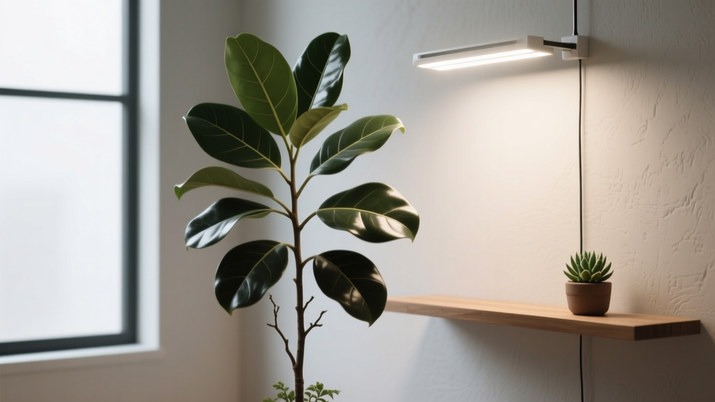 How Large Indoor Plants Get Light From Lamps: The Truth About Coverage, Intensity, and Placement—Why Your Fiddle Leaf Fig Is Still Leggy (and Exactly How to Fix It in 7 Days)
