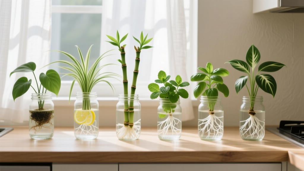 How to Plant Indoor Plants in Water Under $20: 7 Foolproof Steps That Actually Work (No Special Equipment Needed — Just Scissors, a Jar & Tap Water)