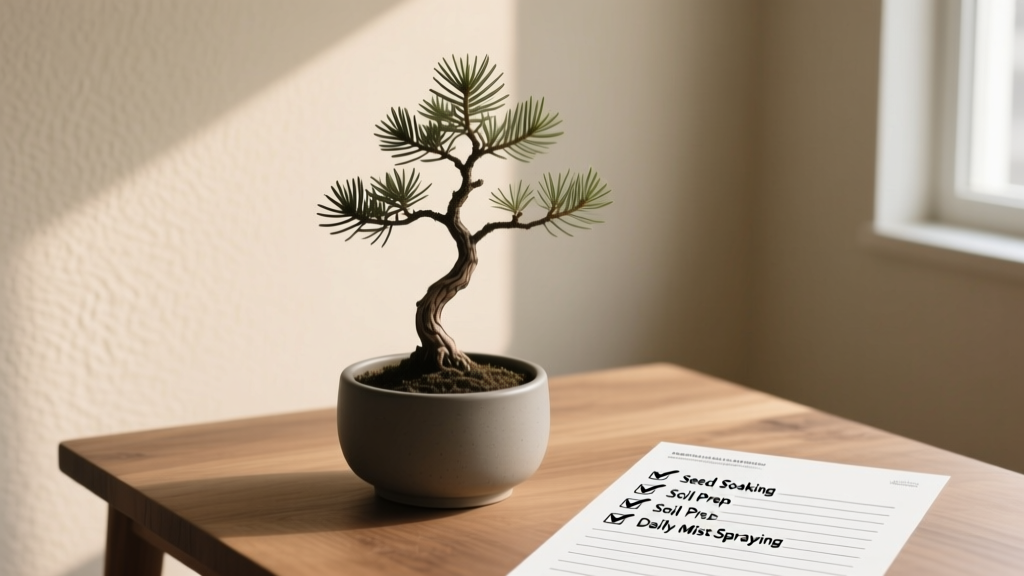 How to Take Care of Bonsai Indoor Plant From Seeds: The Realistic 18-Month Guide (No Greenhouse Needed — Just Patience, Precision & This Checklist)