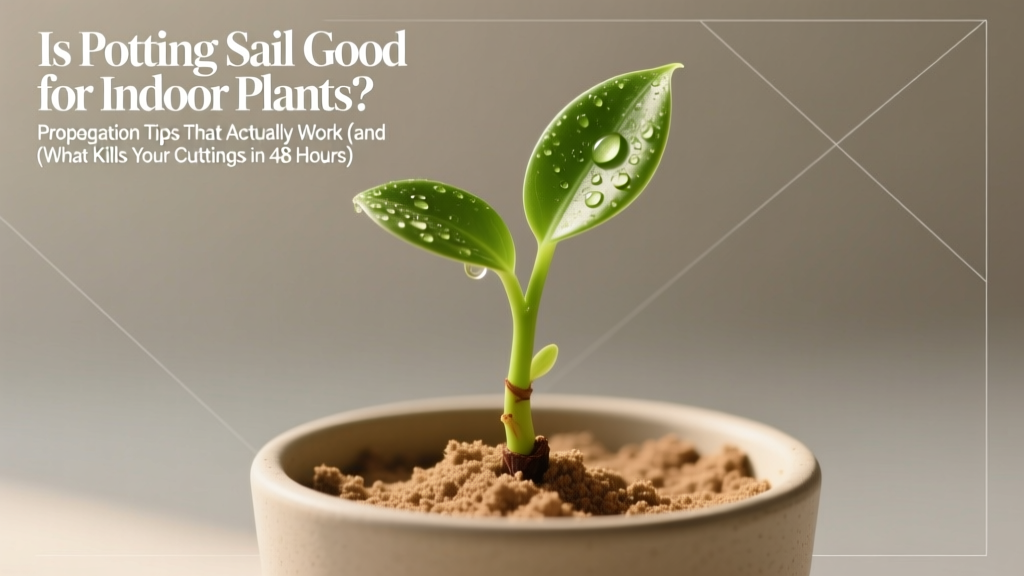 Is Potting Soil Good for Indoor Plants Propagation Tips? The Truth About What Actually Works (and What Kills Your Cuttings in 48 Hours)
