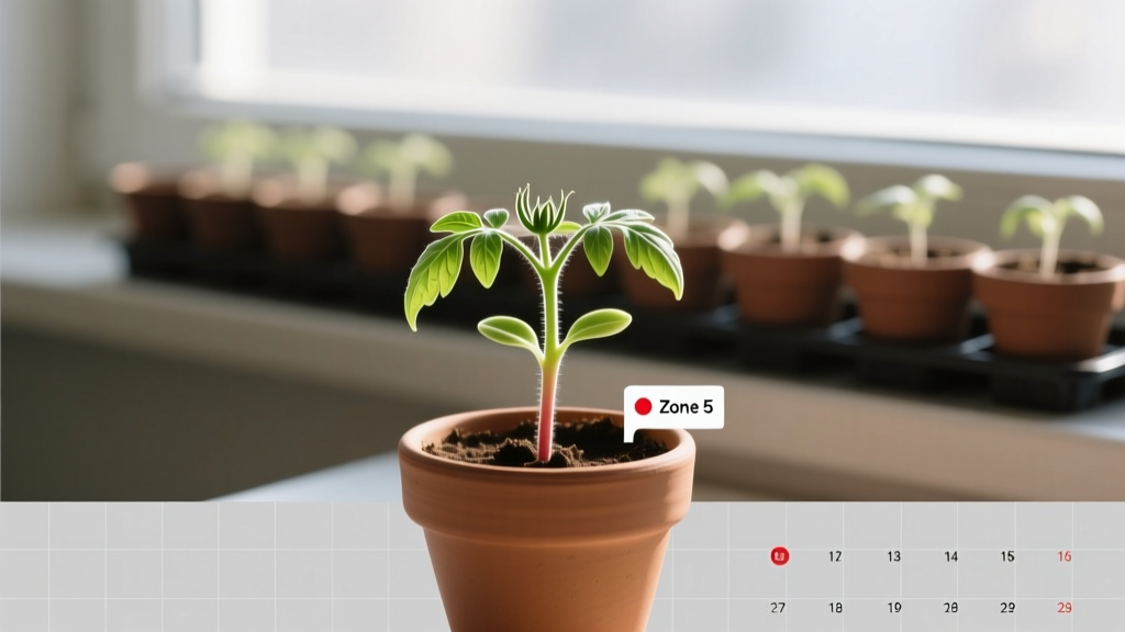 When to Start Tomato Plants Indoors from Seeds: The Exact Date Formula (Based on Your Frost Date, Variety & Zone—No More Guesswork or Leggy Seedlings!)