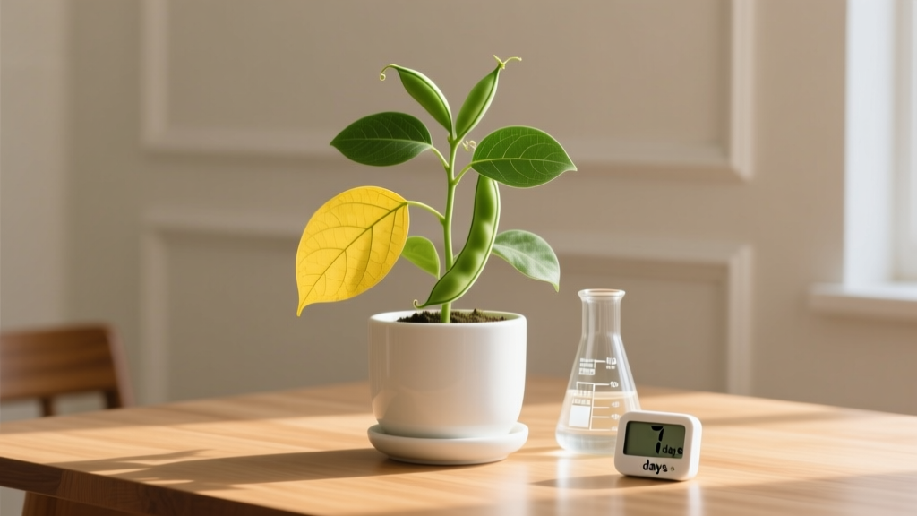 How to Grow a Bean Plant Indoors With Yellow Leaves: 7 Science-Backed Fixes That Restore Green in 5–12 Days (Not Just ‘Water Less’ Myths)