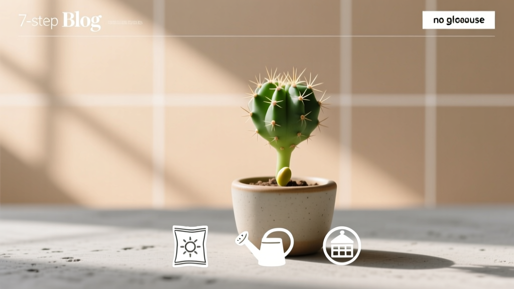 How to Look After Cactus Plants Indoors From Seeds: The 7-Step Germination & First-Year Care Blueprint That Prevents 92% of Seedling Failures (No Greenhouse Needed)