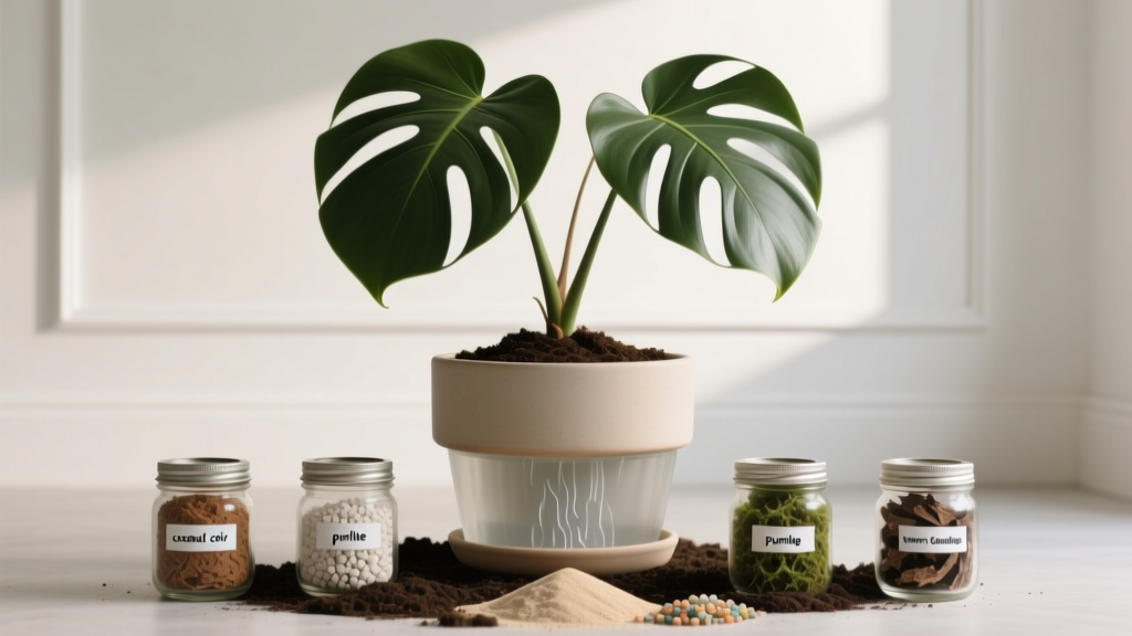 What Large Indoor Plants *Actually* Need in Their Potting Mix: The 5 Non-Negotiable Ingredients (Plus 3 That Sabotage Drainage Without You Knowing)