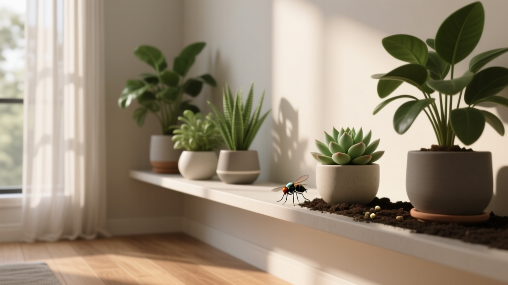 Low Maintenance Why Do My Indoor Plants Have Gnats? 7 Science-Backed Fixes That Take Under 5 Minutes Each (No Pesticides, No Repotting Panic)
