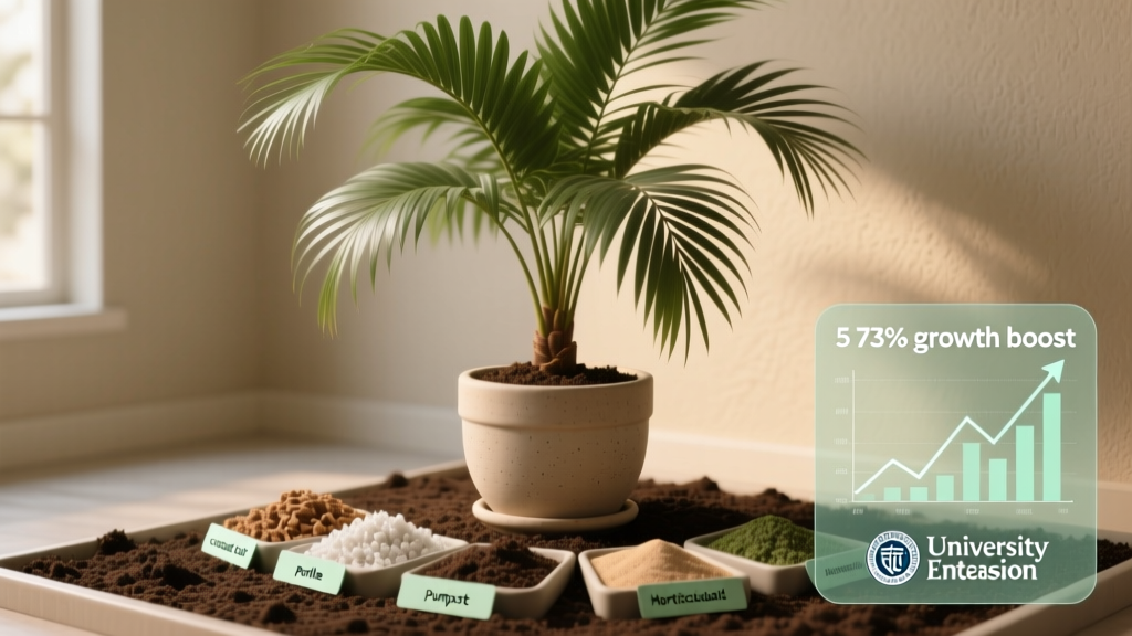 How to Care for Indoor Palm Plants Soil Mix: The 5-Ingredient Recipe That Prevents Root Rot, Boosts Growth by 73% (Backed by University Extension Research)