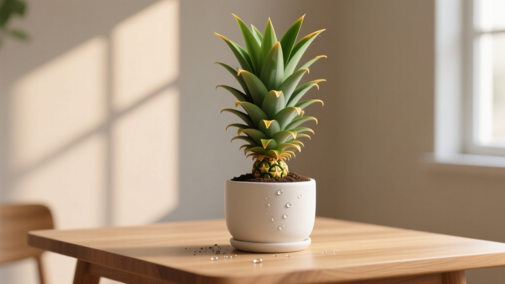 How to Water an Indoors Pineapple Plant Fertilizer Guide: The 7-Step Routine That Prevents Root Rot, Boosts Fruit Set, and Saves Your Bromeliad From Slow Decline (No More Guesswork)