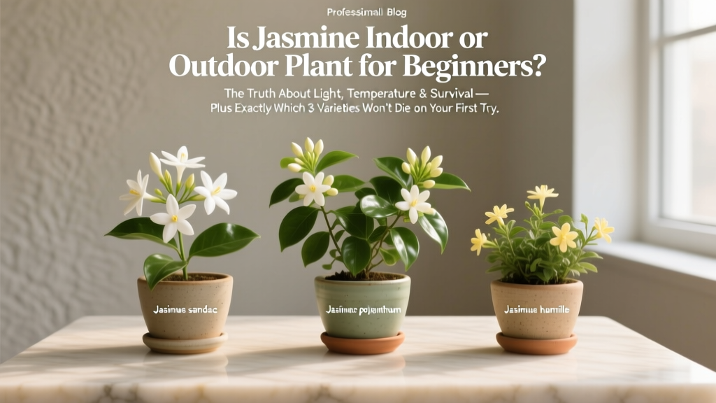 Is Jasmine Indoor or Outdoor Plant for Beginners? The Truth About Light, Temperature & Survival—Plus Exactly Which 3 Varieties Won’t Die on Your First Try