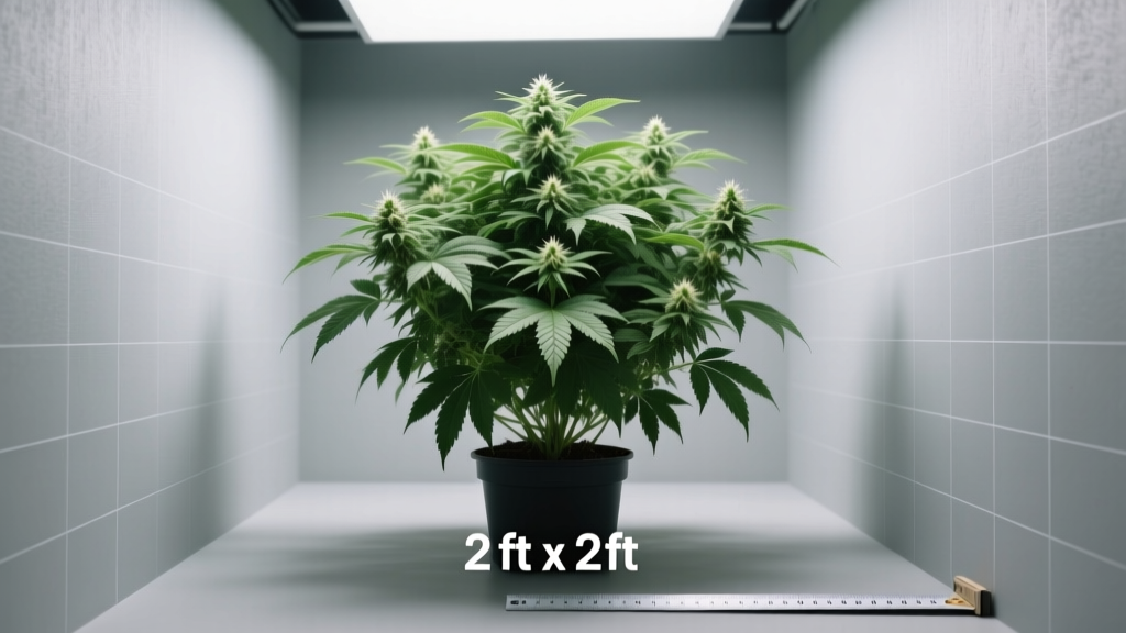 How Much Space Does a Fast-Growing Indoor Marijuana Plant Actually Need? The Truth About Square Footage, Yield, and Why 2x2 Feet Is Often Too Little (Even for Autoflowers)