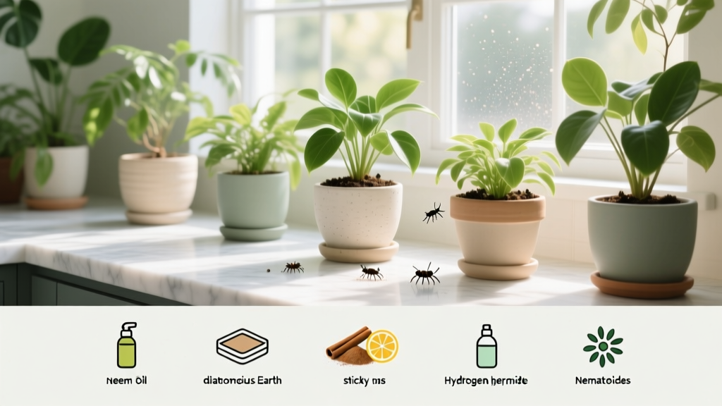 How to Get Bugs Out of Indoor Plant Soil in Bright Light: 7 Science-Backed, Non-Toxic Methods That Actually Work (No Repotting Required!)
