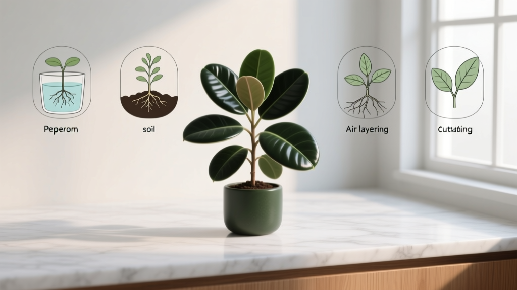 The Best How to Propagate a Baby Rubber Plant: 4 Foolproof Methods That Actually Work (Even If You’ve Killed Every Other Cutting Before)