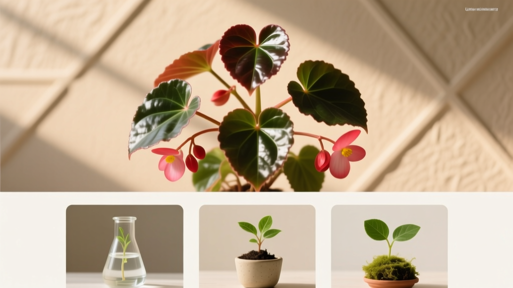 Low Maintenance How to Propagate Begonia Plants: 3 Foolproof Methods That Take Under 5 Minutes Each (No Greenhouse, No Mist System, No Failures)