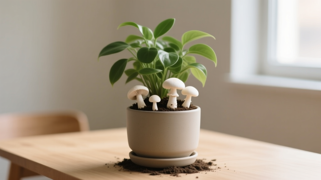 Why Did Mushrooms Grow in My Indoor Plant? 7 Science-Backed Reasons (Plus Exactly What to Do—Without Killing Your Plant)