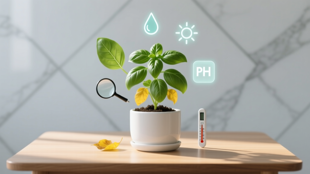 How to Care for an Indoor Basil Plant with Yellow Leaves: 7 Science-Backed Fixes That Restore Vibrant Green in Under 72 Hours (No More Guesswork or Throwing Plants Away)