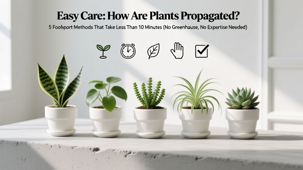 Easy Care How Are Plants Propagated? 5 Foolproof Methods That Take Less Than 10 Minutes (No Greenhouse, No Expertise Needed)