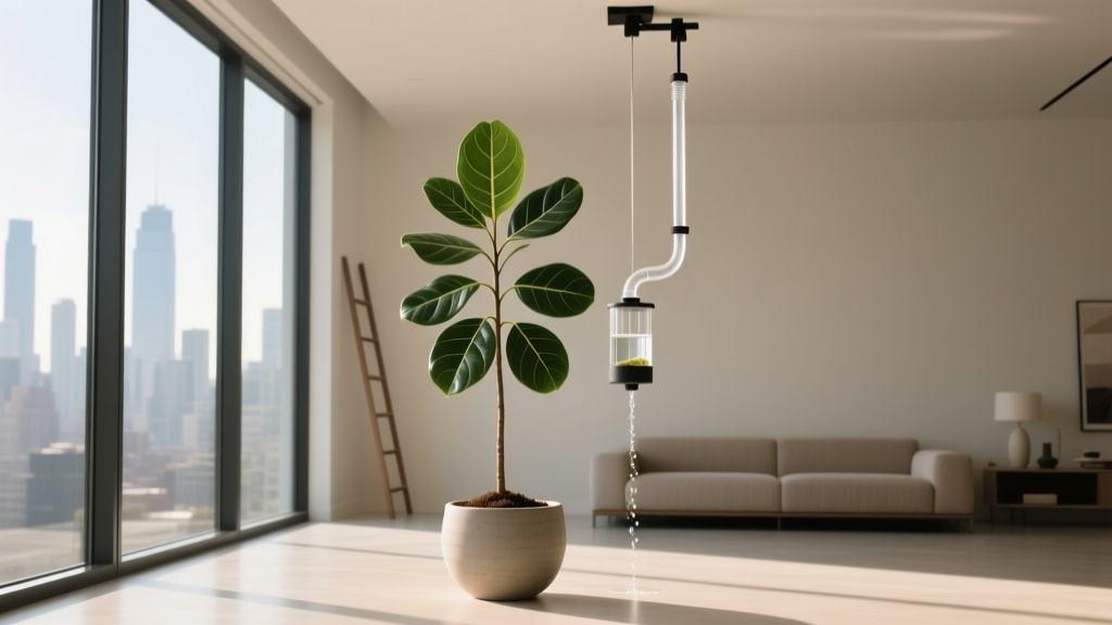 Non-Flowering How to Water Plants High Up Indoors: The 5-Minute Gravity-Fed, Leak-Proof System That Ends Ladder Trips, Overwatering, and Leaf Drop (No Special Tools Needed)