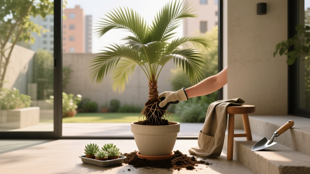 Is Palm Plant Indoor or Outdoor Repotting Guide: The 7-Step Stress-Free Repotting Protocol That Prevents Root Shock, Saves Your Favorite Specimen, and Works for Both Bungalow Atriums & Balcony Containers — No Guesswork, No Wilting, Just Thriving Palms