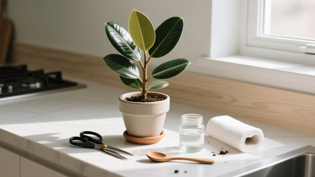 Yes, You Can Propagate a Rubber Plant Under $20 — Here’s Exactly How (With Zero Specialty Tools, Just What’s in Your Kitchen Drawer)