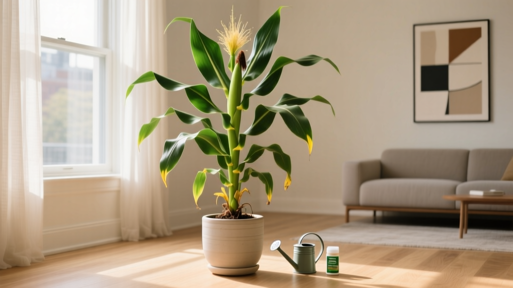 Stop Drowning or Starving Your Indoor Corn Plant This Summer: The Exact Watering Schedule + Fertilizer Guide That Prevents Yellow Tips, Root Rot, and Stunted Growth — Backed by Horticultural Science