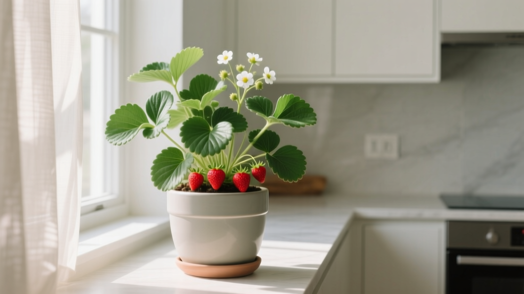 Can a Strawberry Plant Grow Indoors? Yes—But Not Like a Succulent: The Truth About Light, Pollination & Container Success (No Greenhouse Required)
