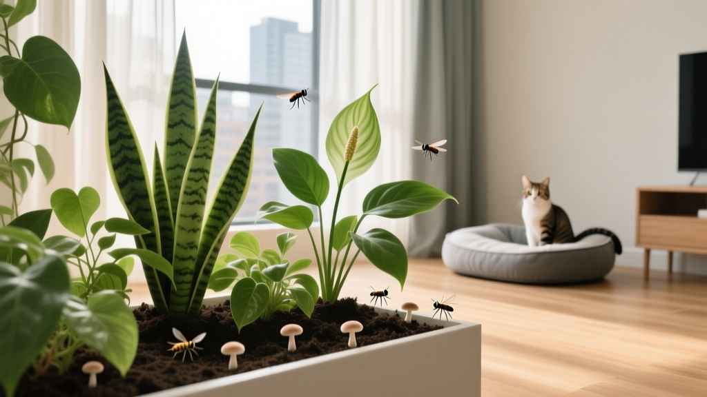 Toxic to Cats? What Are the Little Flies Around My Indoor Plants — And How to Kill Them *Without* Harming Your Feline (Vet-Approved, 7-Step Rescue Plan)
