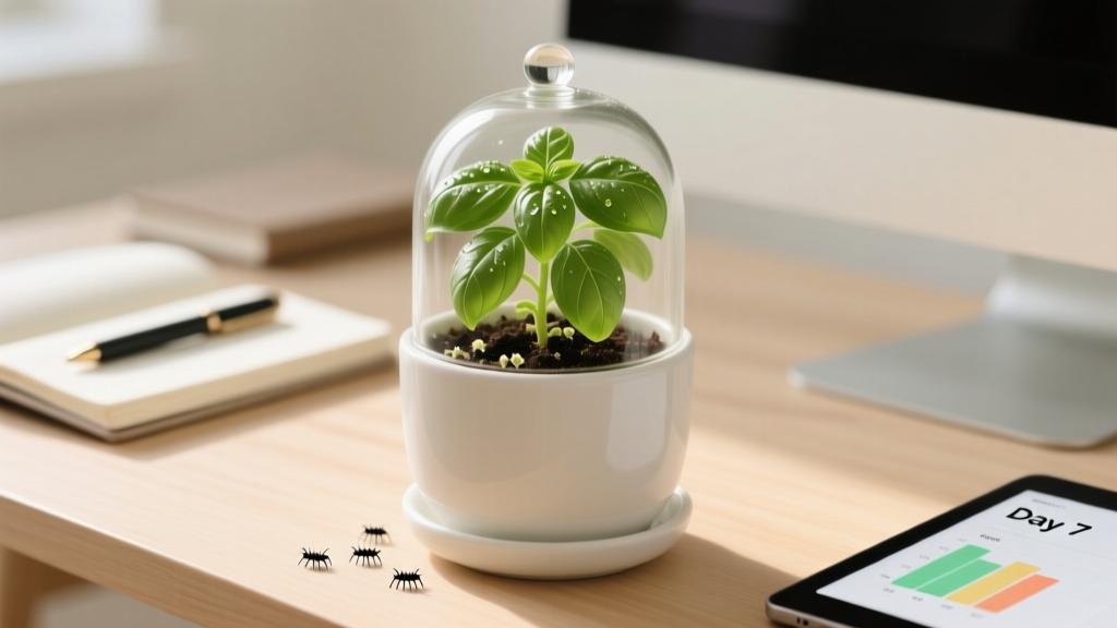 Yes—Your Indoor Basil Can Have Fungus Gnats AND Stop Growing: Here’s Exactly How to Break the Cycle in 7 Days (Without Killing Your Herb)