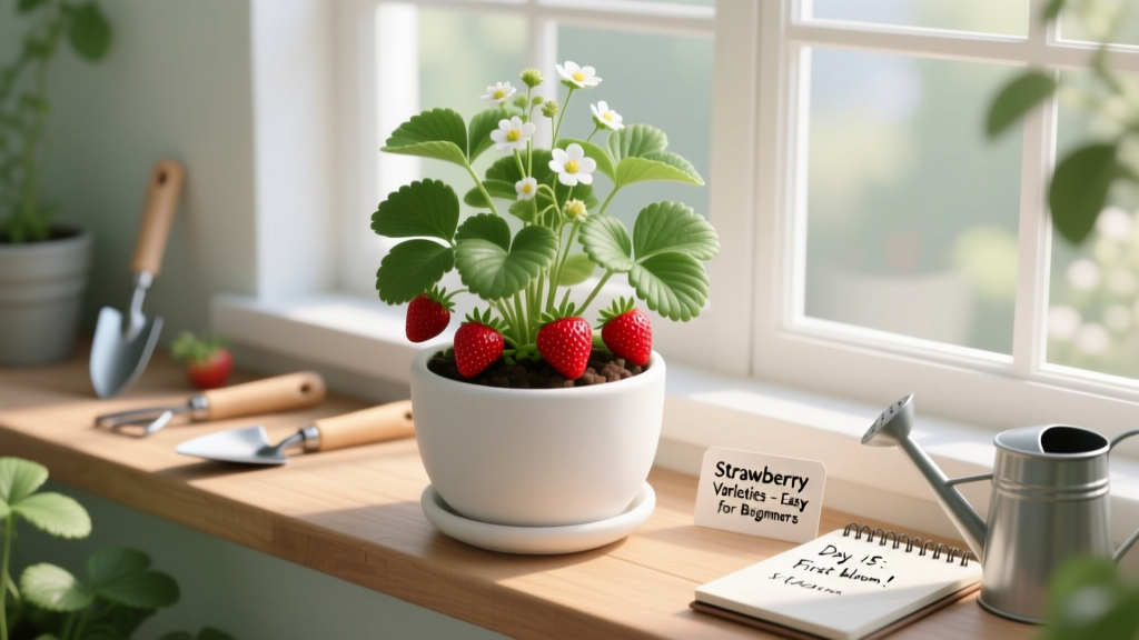 Yes, Strawberry Plants *Can* Grow Indoors for Beginners — Here’s Exactly What You Need (No Greenhouse, No Experience, Just 5 Key Steps to Your First Harvest in 90 Days)