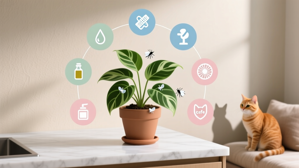 Whiteflies on Indoor Plants: A Safe, Cat-Safe Treatment Guide — 7 Vet-Approved Steps That Won’t Poison Your Kitty (Plus What NOT to Spray Near Your Cat)