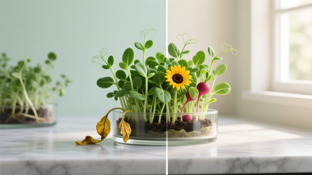 Why Your Microgreens Are Dropping Leaves Indoors (And Exactly How to Fix It in 72 Hours—No More Wilting, Yellowing, or Bare Stems)