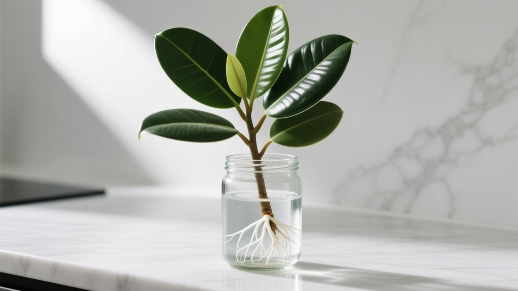 Stop Wasting Time & Cuttings: The Exact 5-Step Stem Propagation Method That Grows Rubber Plant Roots in 7 Days (Not 3 Weeks)—No Rooting Hormone Needed, Just Tap Water + This One Light Trick
