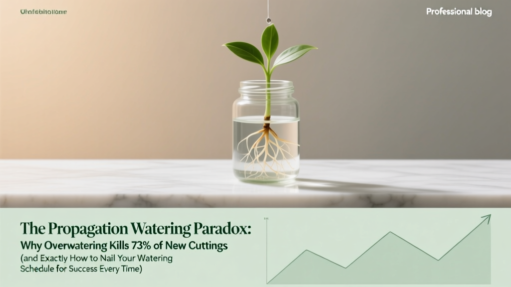 The Propagation Watering Paradox: Why Overwatering Kills 73% of New Cuttings (and Exactly How to Nail Your Watering Schedule for Success Every Time)
