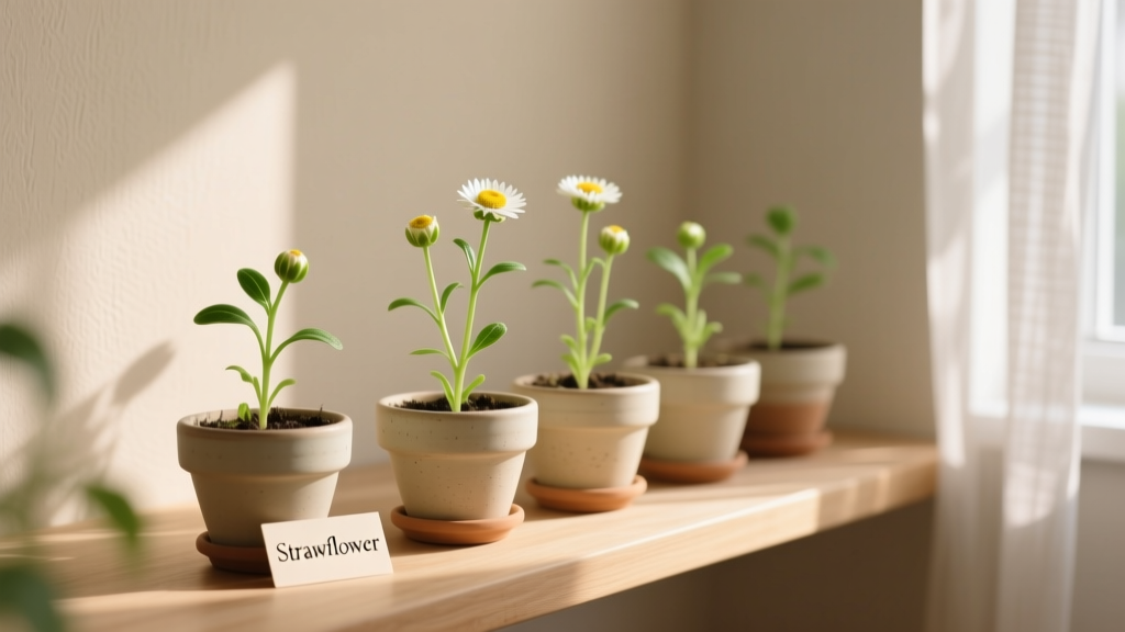 Indoor How to Plant Strawflower Seeds Indoors: The 7-Step No-Fail Method That Beats Leggy Seedlings, Damping Off, and Failed Germination — Even for First-Time Growers