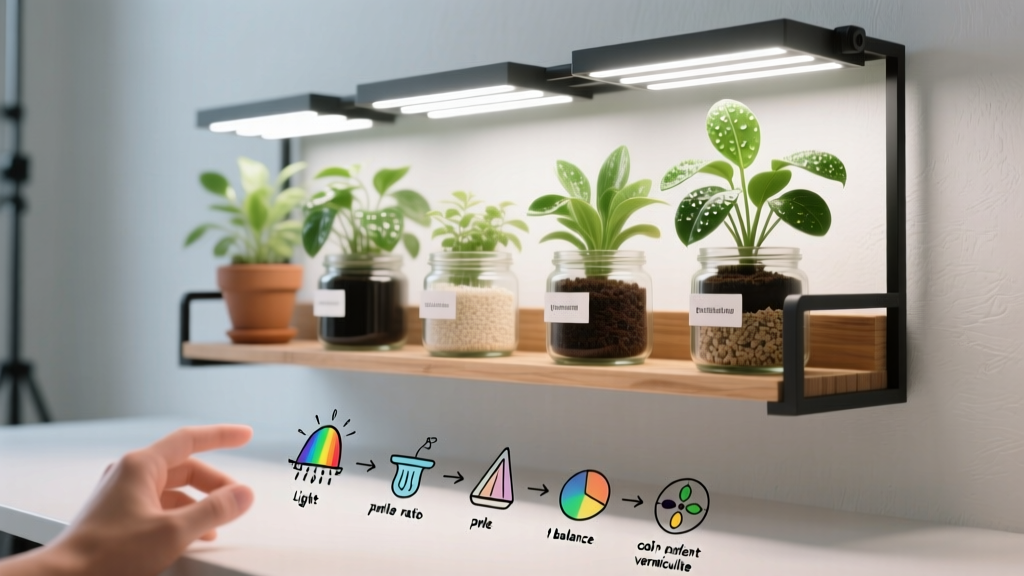 Stop Wasting Money on 'All-in-One' Indoor Kits: Here’s Exactly How to Make Grow Lights for Indoor Plants Soil Mix That Actually Works—Without Confusing Light Spectrums with Drainage Ratios (7-Step Science-Backed Formula)