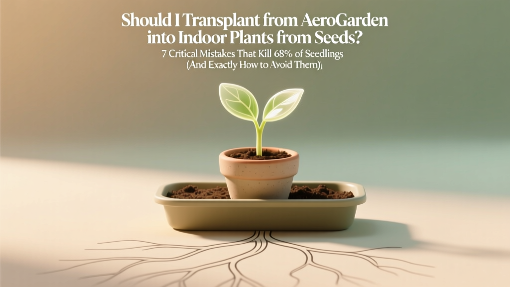 Should I Transplant from AeroGarden into Indoor Plants from Seeds? 7 Critical Mistakes That Kill 68% of Seedlings (And Exactly How to Avoid Them)