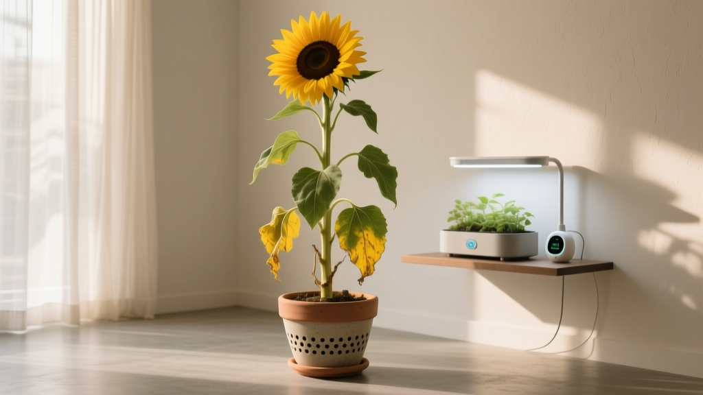 Large Sunflower Plant Dying Indoors? Here’s the Exact 7-Step Care System That Keeps Giant Varieties Thriving Year-Round — No Greenhouse Needed