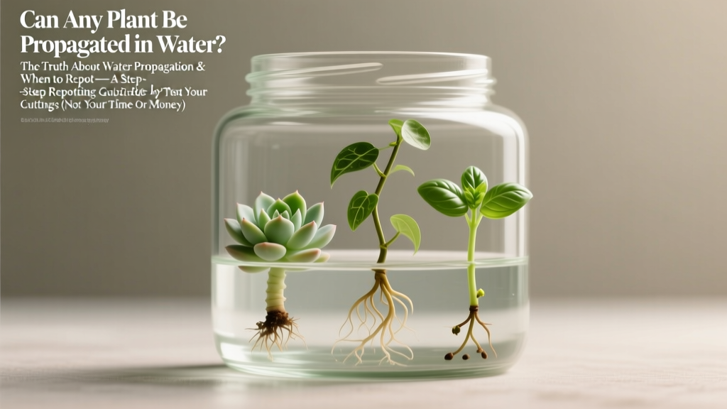 Can Any Plant Be Propagated in Water? The Truth About Water Propagation & When to Repot—A Step-by-Step Repotting Guide That Saves Your Cuttings (Not Your Time or Money)