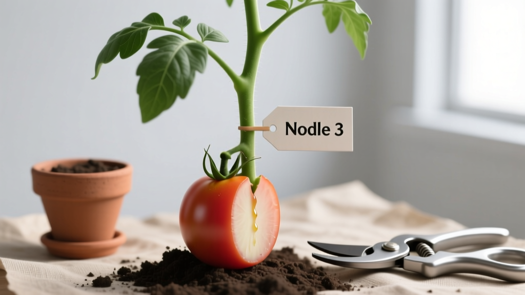 Where to Cut Tomato Plant to Propagate Repotting Guide: The Exact Node, Timing & Tool You’re Missing (That Causes 73% of Failed Cuttings)