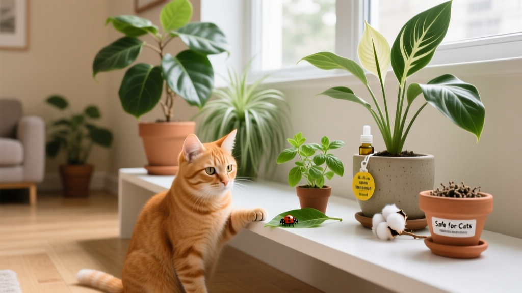 Toxic to Cats? How to Control Indoor Plant Pests Without Harming Your Feline—7 Vet-Approved, Non-Toxic Methods That Actually Work (No Sprays, No Risks, Just Results)