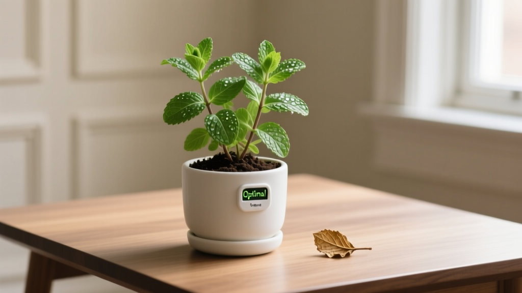 Why Your Indoor Mint Isn’t Growing (and Exactly How Often to Water It—Based on Soil Moisture, Light, & Root Health, Not Just a Calendar)